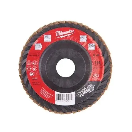 DISCO DE LAMINAS CERAMICO TURB 125 G40 milwk 