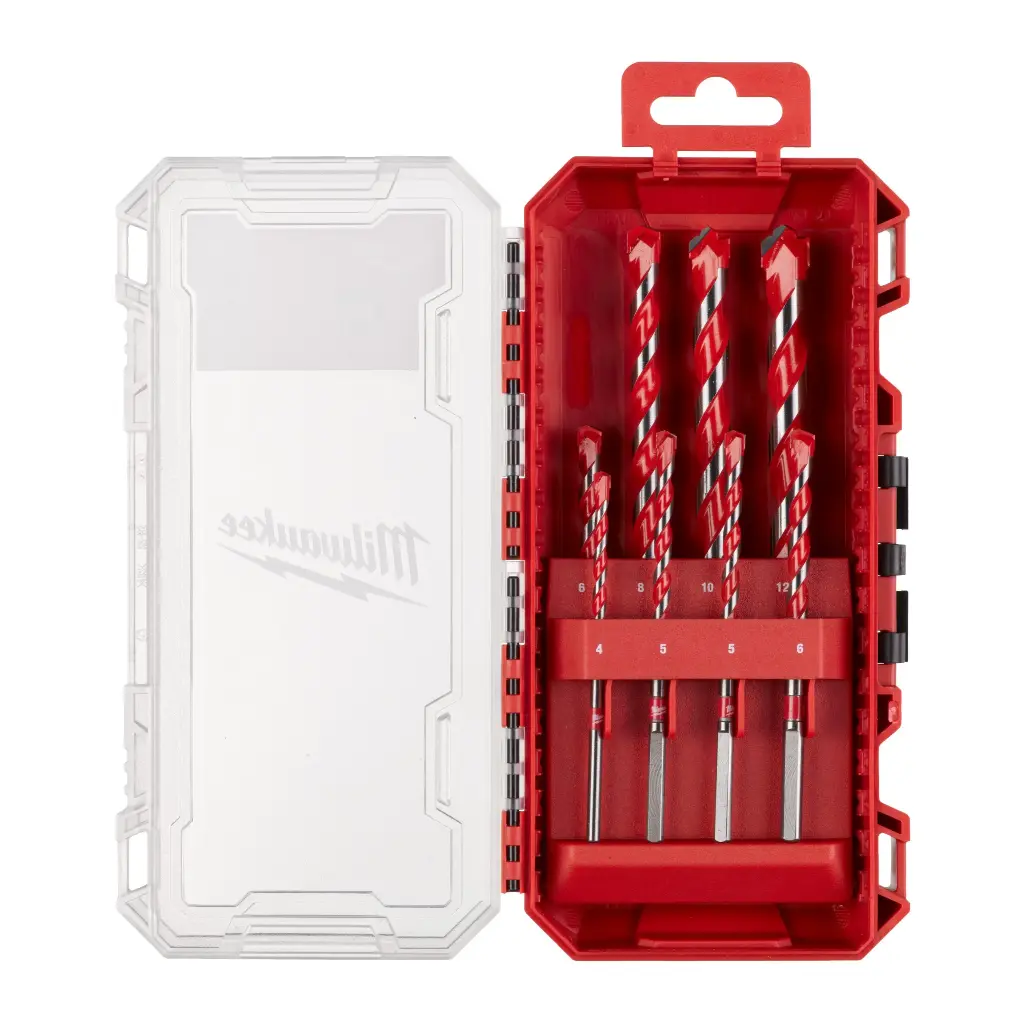ESTUCHE P/HORMIGON DRILL ROJA - 8pc